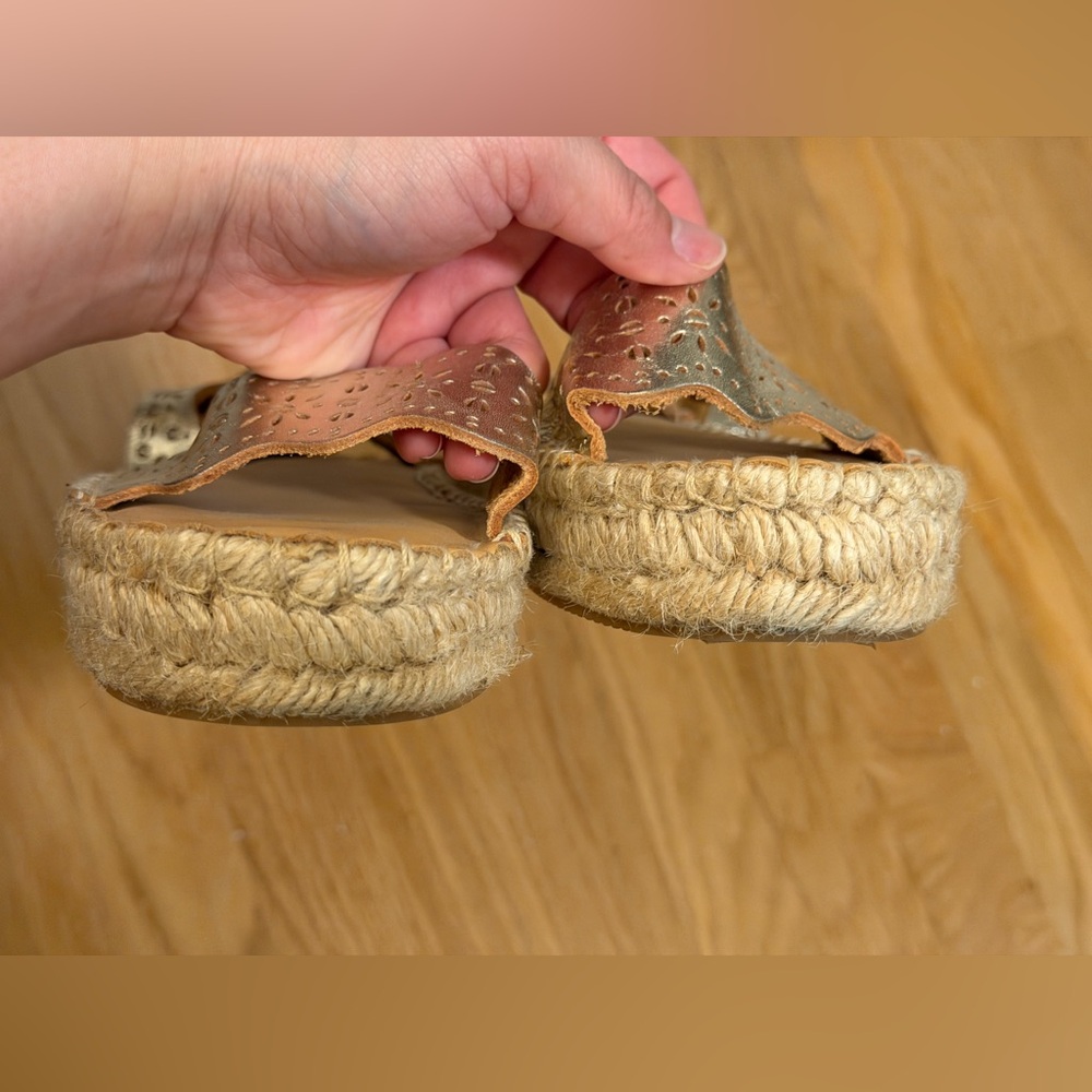 Soludos x Anthropologie Cadiz Espadrille Sandals size 6.5 - Picture 8 of 11